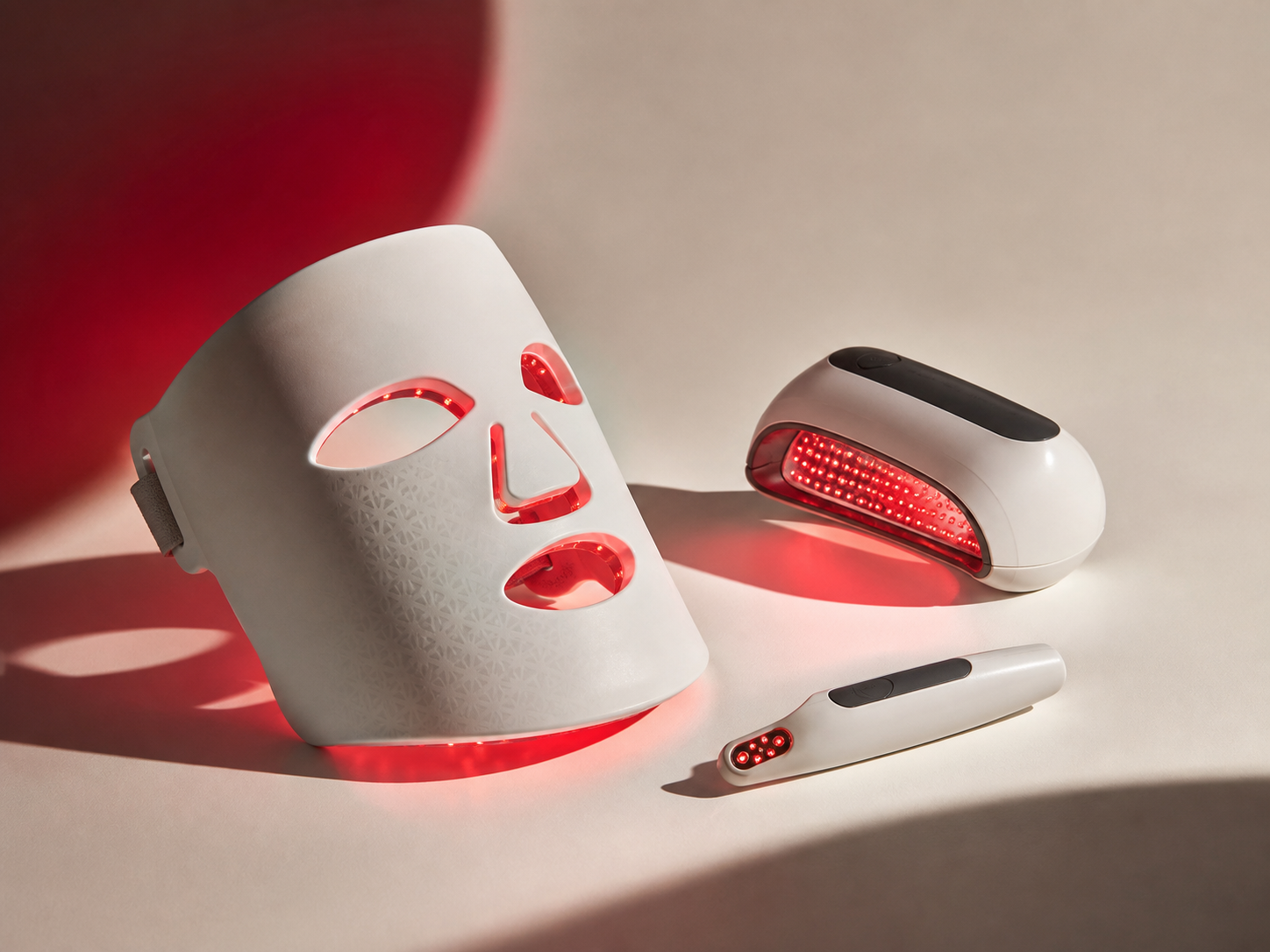 Concept family of face, arc and point red-light devices